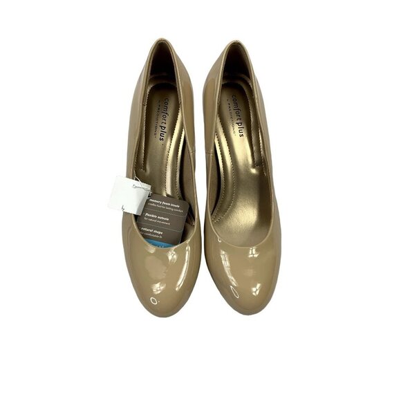 Comfort Plus Women's Tan Heels - Picture 5 of 6